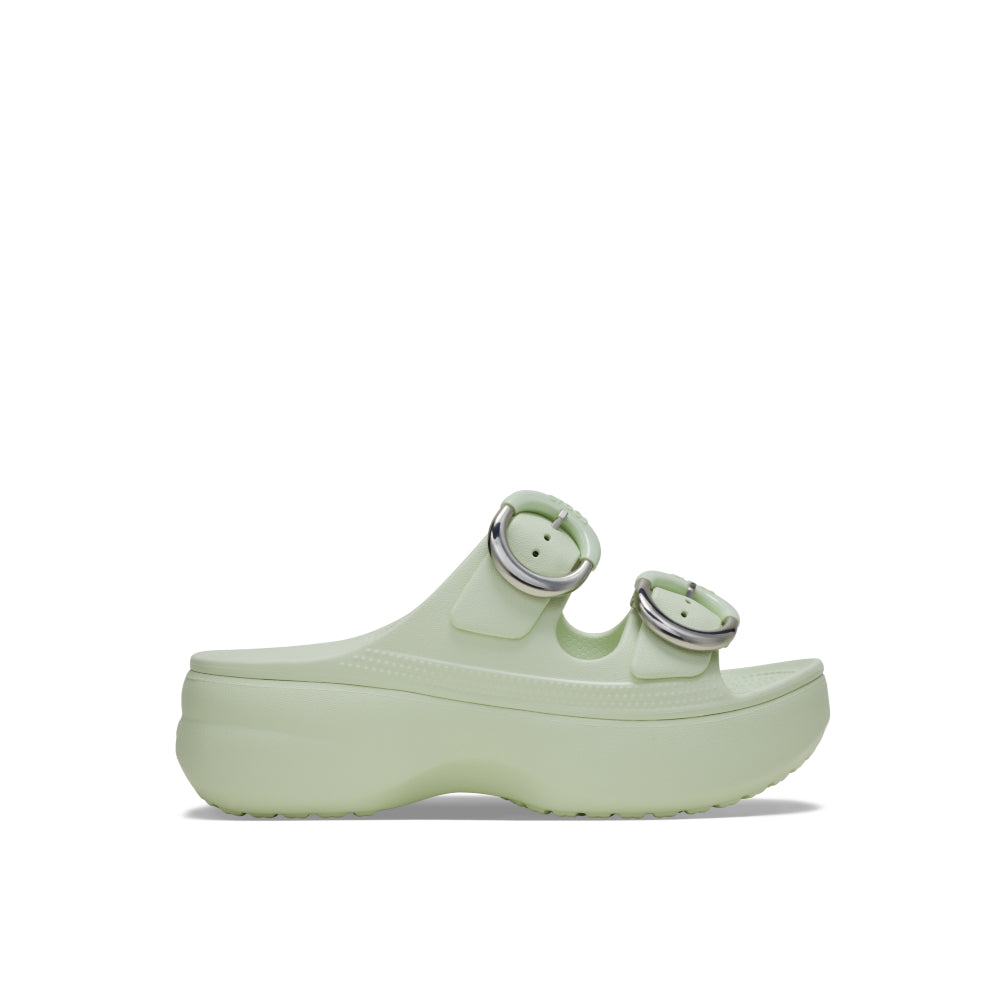 Women Saturday Platform Dipped Buckle Sandal