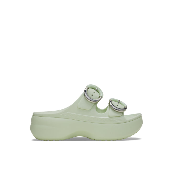 Women Saturday Platform Dipped Buckle Sandal