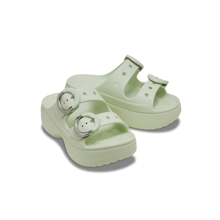 Women Saturday Platform Dipped Buckle Sandal