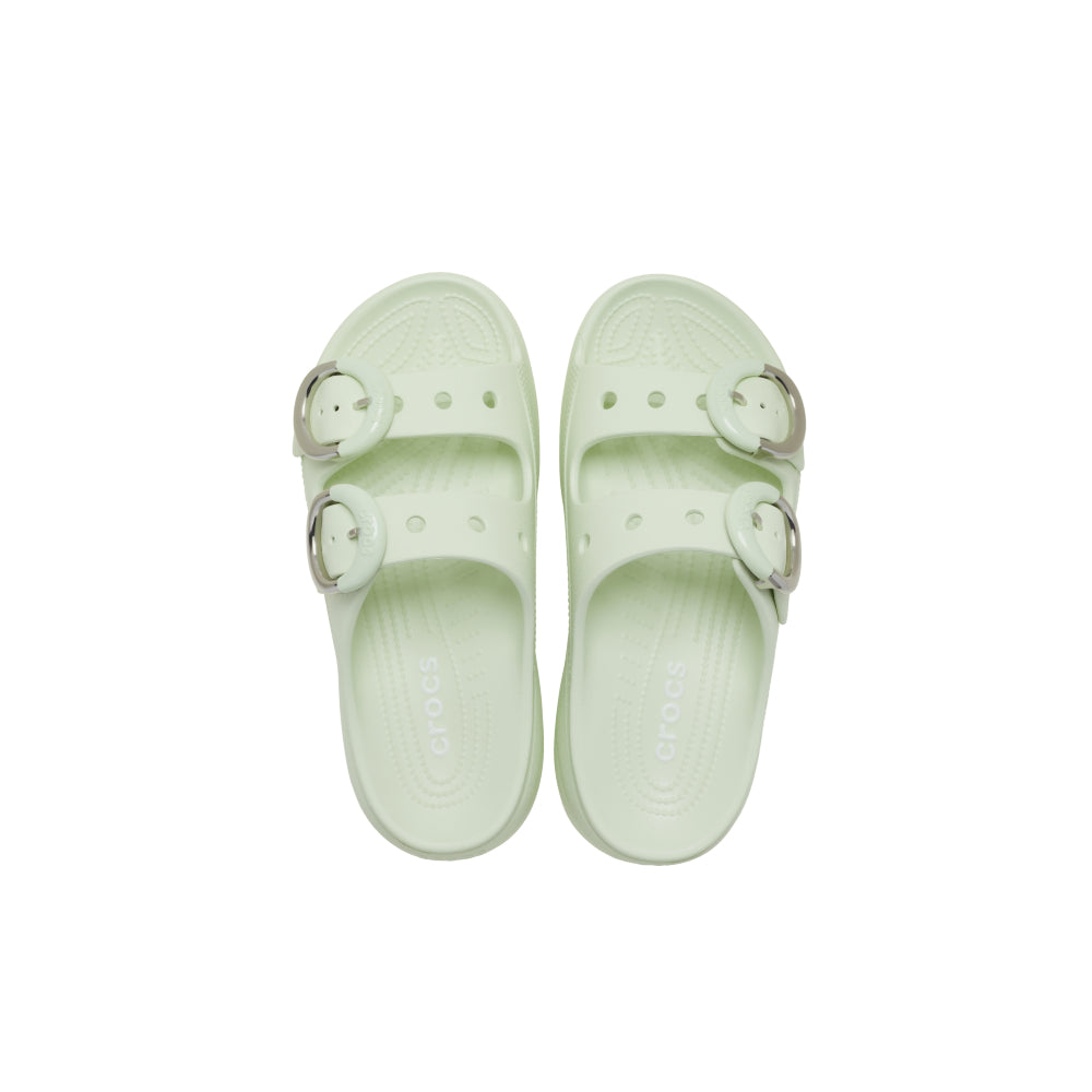 Women Saturday Platform Dipped Buckle Sandal