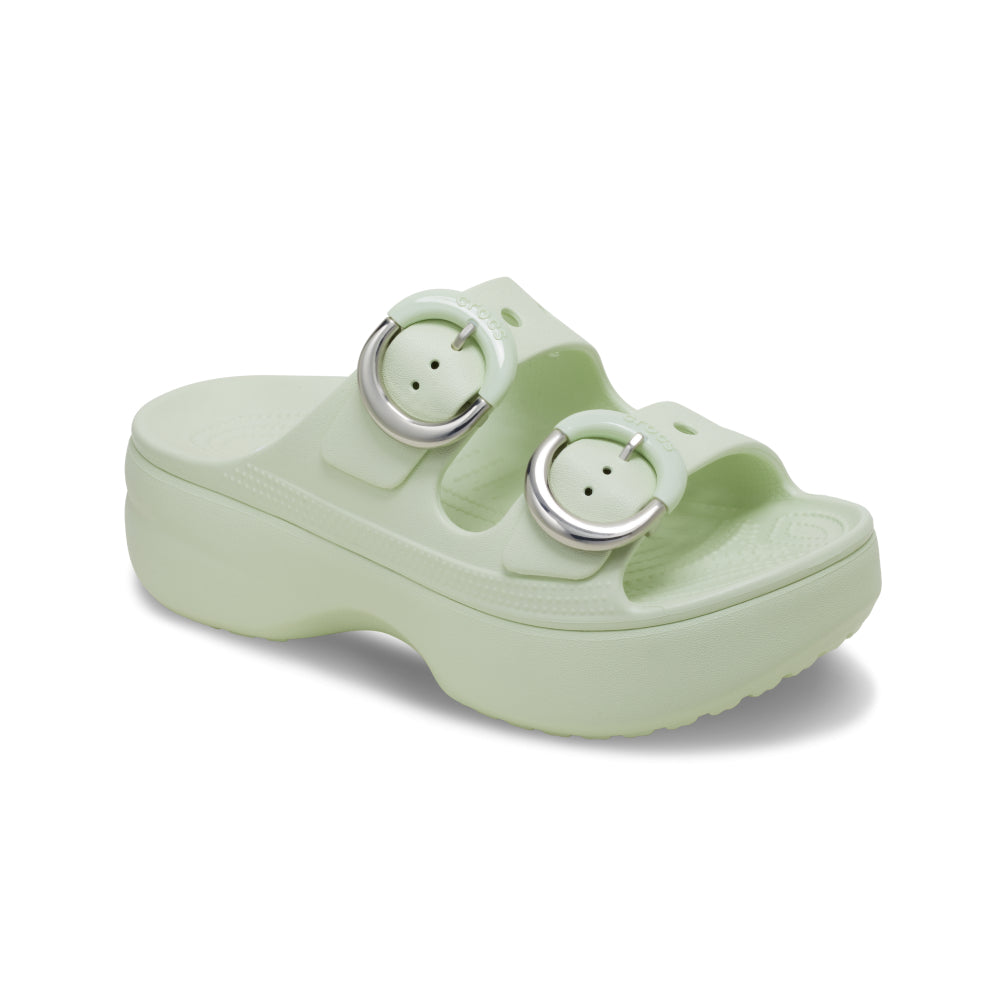 Women Saturday Platform Dipped Buckle Sandal