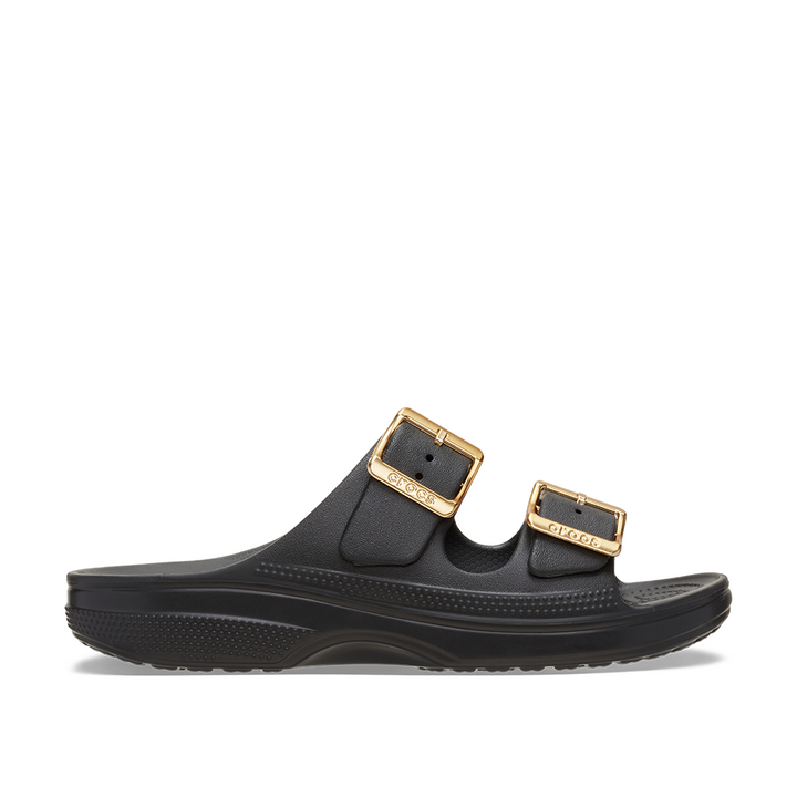 Women's Metallic Buckle Saturday Sandal