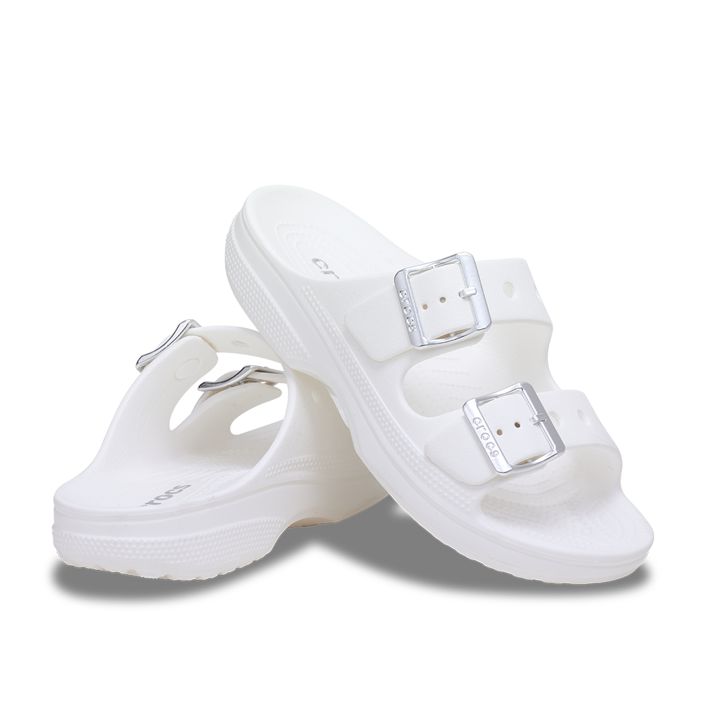 Women's Metallic Buckle Saturday Sandal