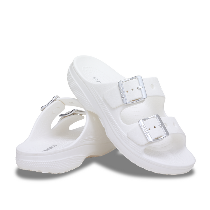 Women's Metallic Buckle Saturday Sandal