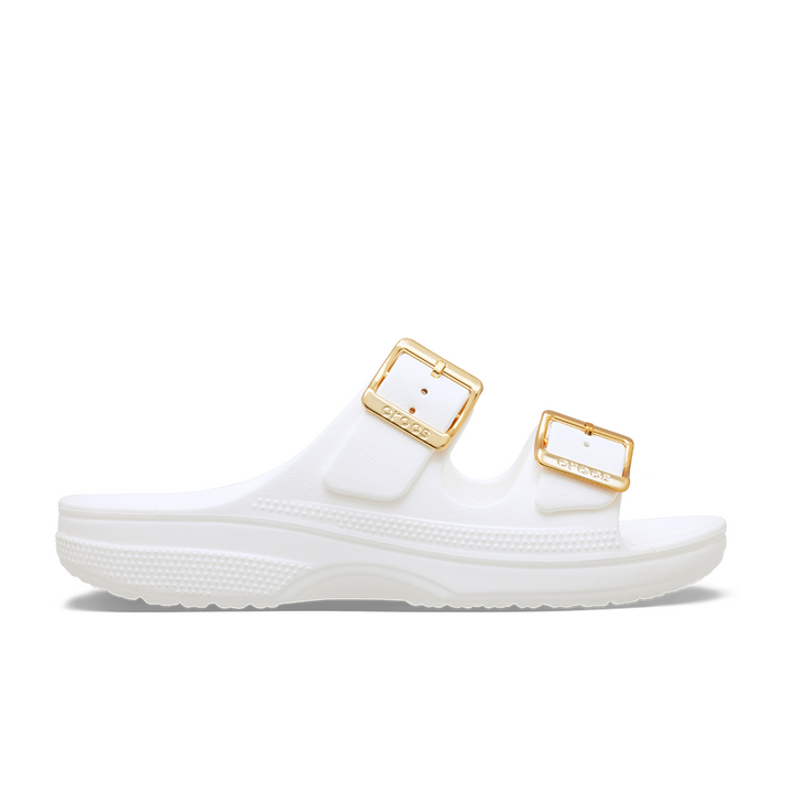 Women's Metallic Buckle Saturday Sandal