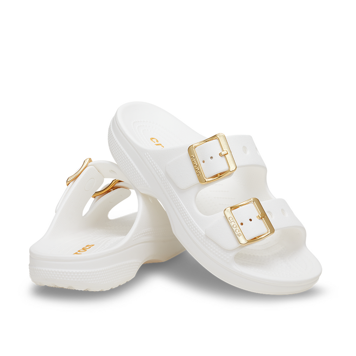 Women's Metallic Buckle Saturday Sandal