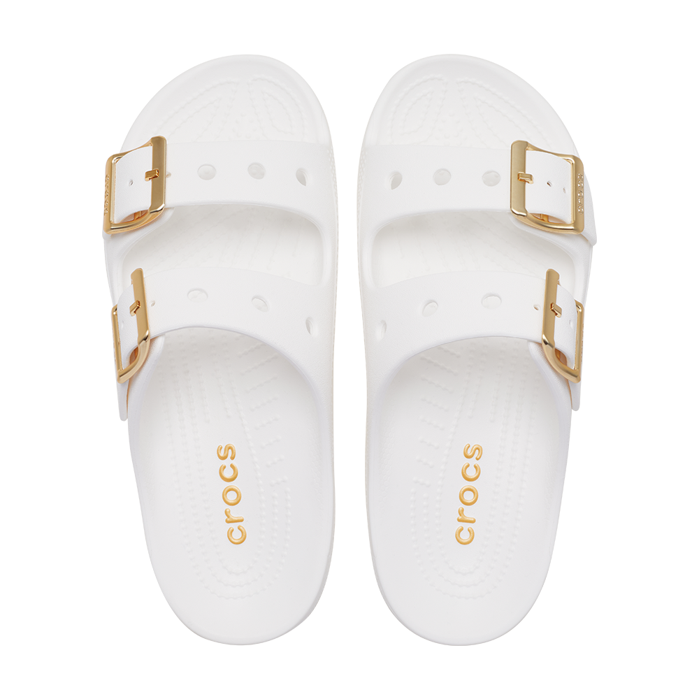 Women's Metallic Buckle Saturday Sandal