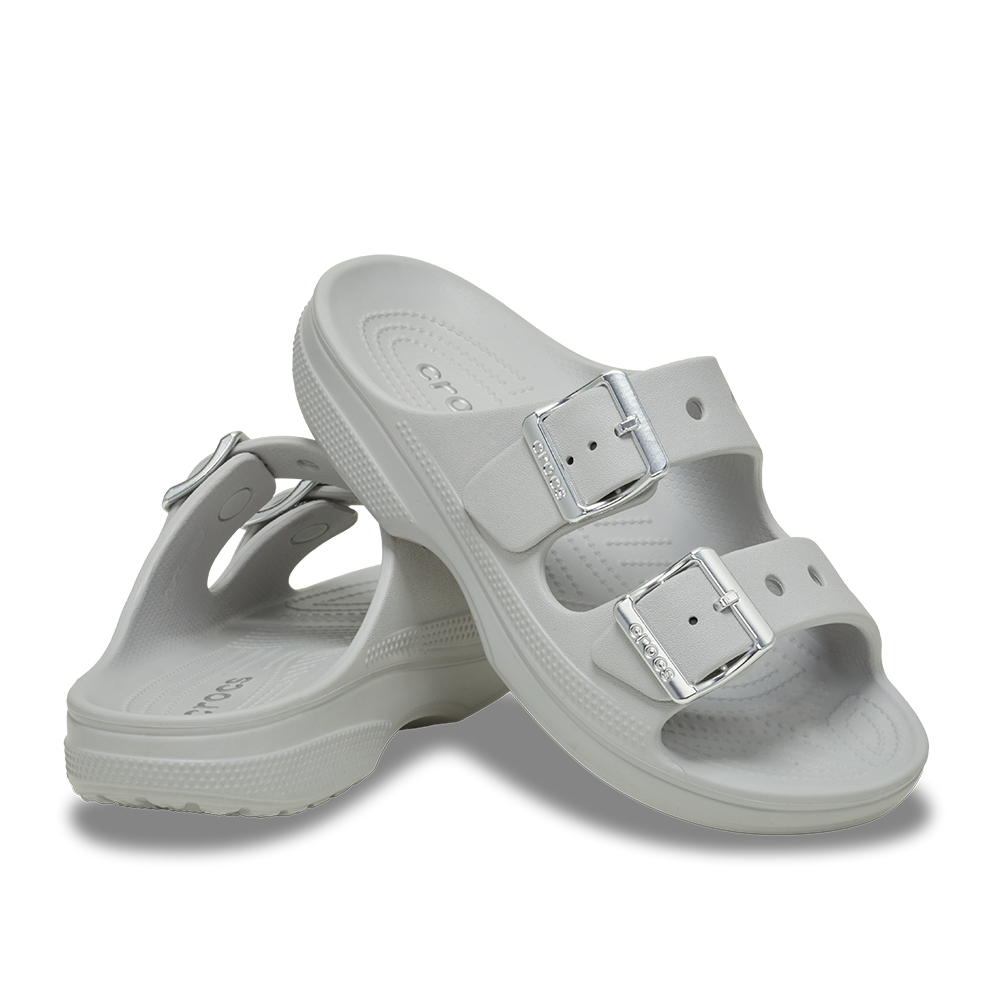 Women's Metallic Buckle Saturday Sandal