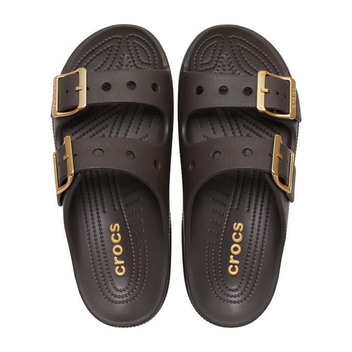 Women's Metallic Buckle Saturday Sandal