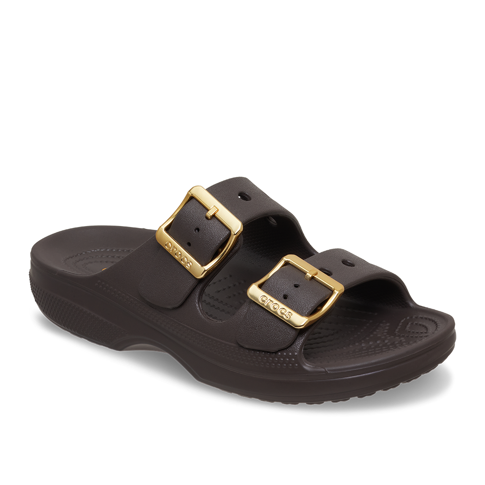 Women's Metallic Buckle Saturday Sandal