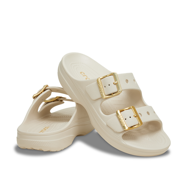 Women's Metallic Buckle Saturday Sandal