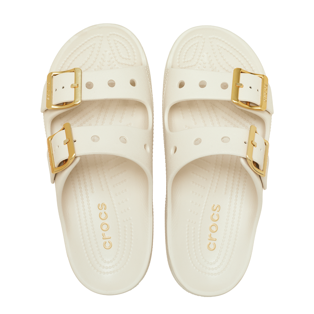 Women's Metallic Buckle Saturday Sandal
