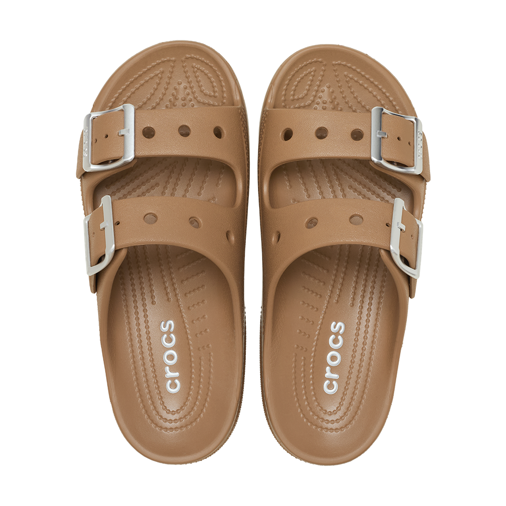 Women's Metallic Buckle Saturday Sandal