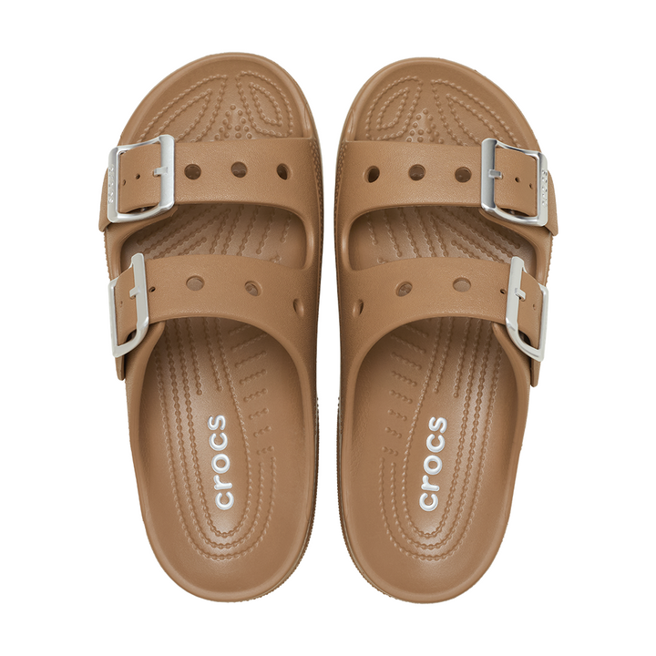 Women's Metallic Buckle Saturday Sandal