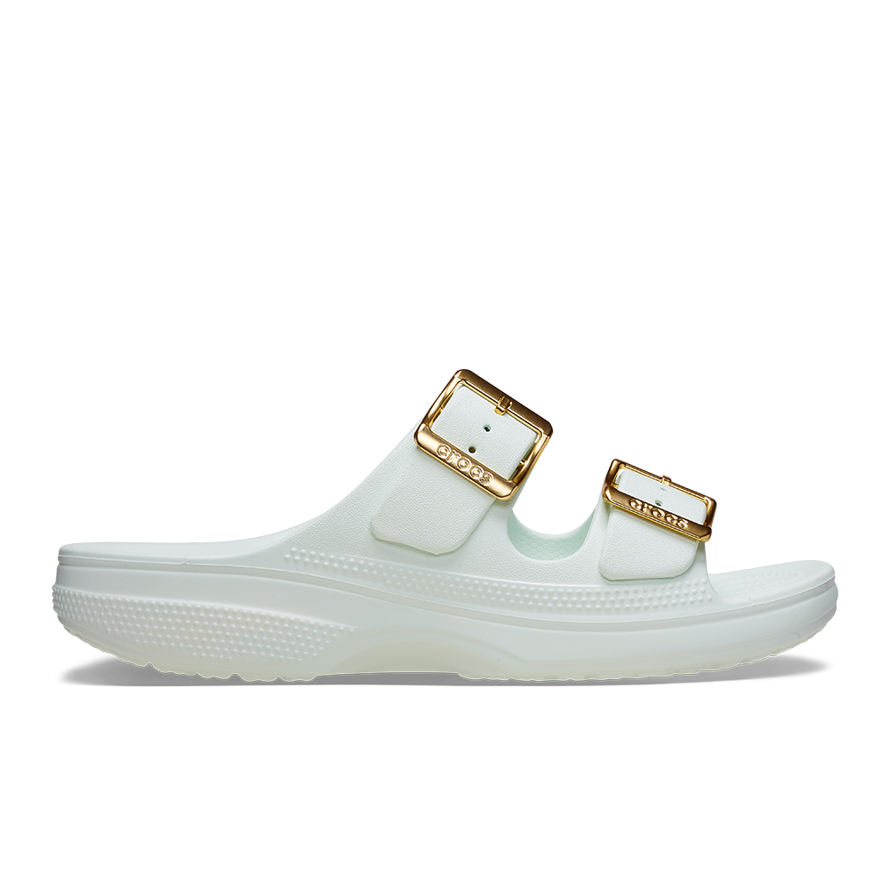 Women's Metallic Buckle Saturday Sandal