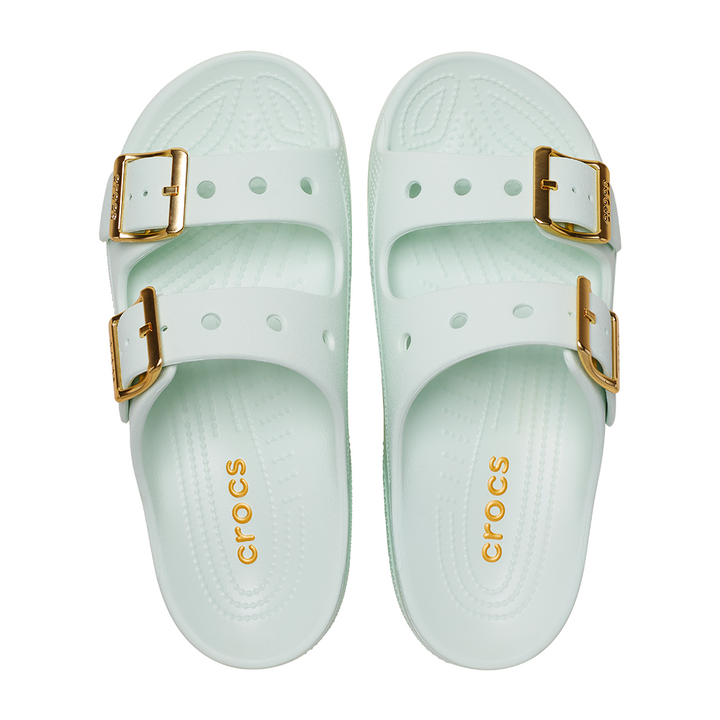 Women's Metallic Buckle Saturday Sandal