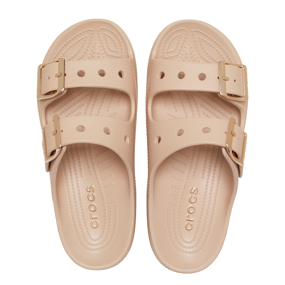 Women's Metallic Buckle Saturday Sandal