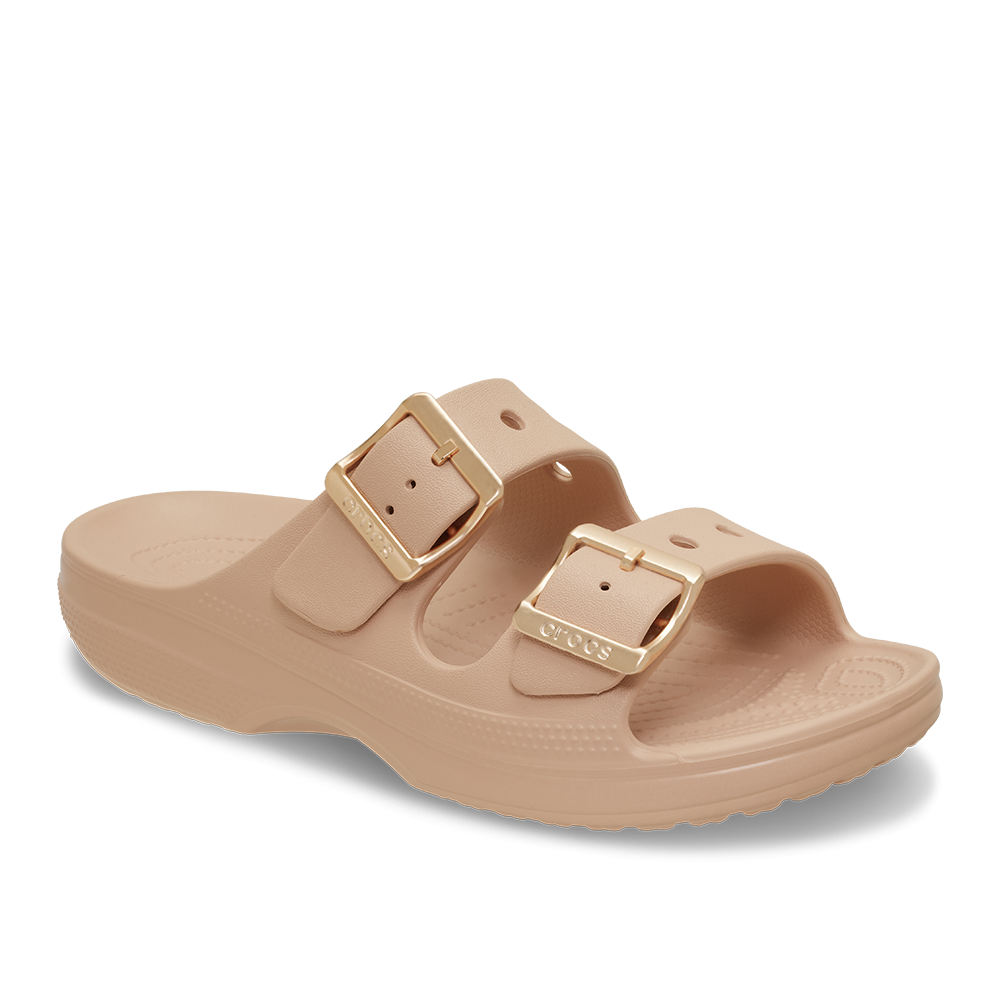 Women's Metallic Buckle Saturday Sandal