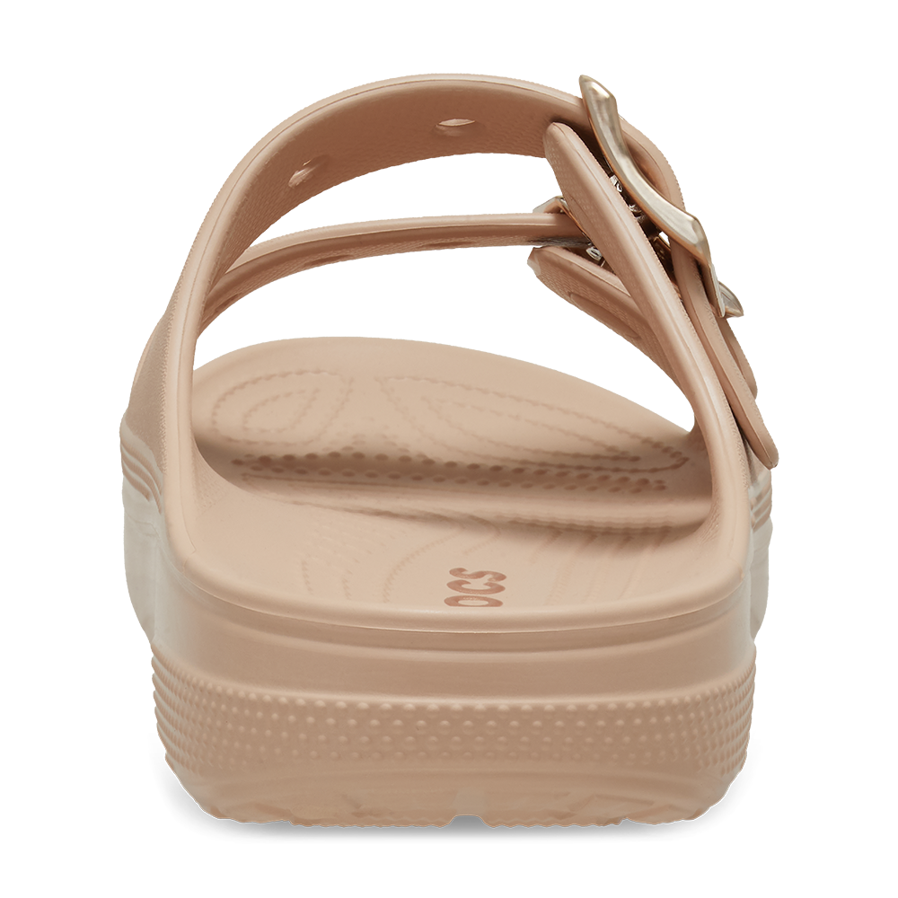 Women's Metallic Buckle Saturday Sandal