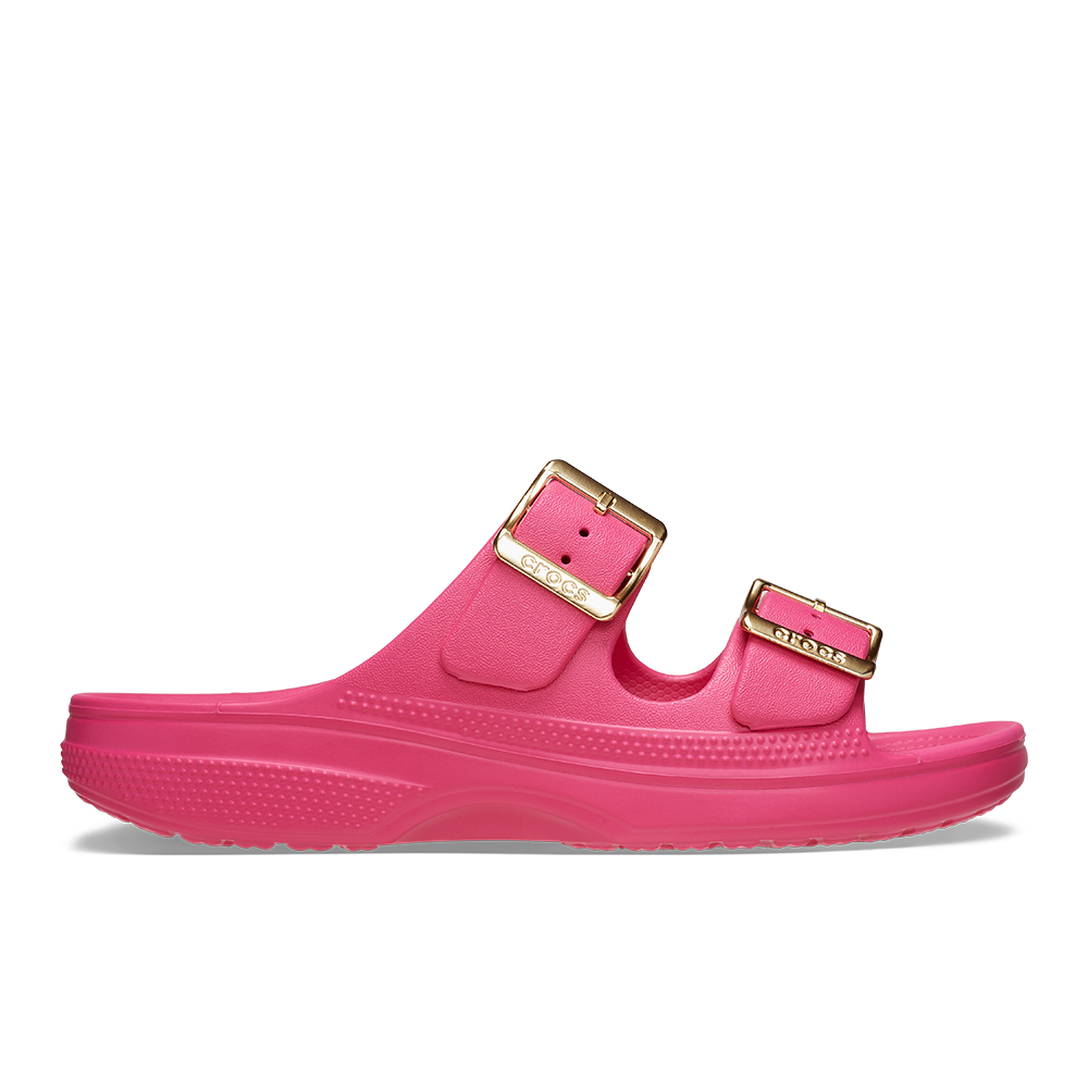 Women's Metallic Buckle Saturday Sandal