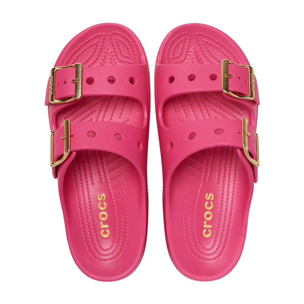 Women's Metallic Buckle Saturday Sandal