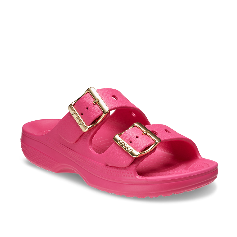 Women's Metallic Buckle Saturday Sandal
