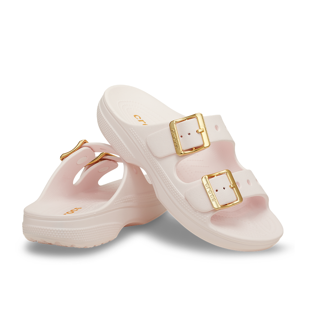 Women's Metallic Buckle Saturday Sandal