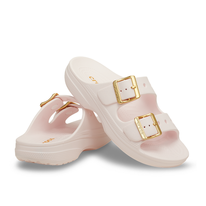 Women's Metallic Buckle Saturday Sandal