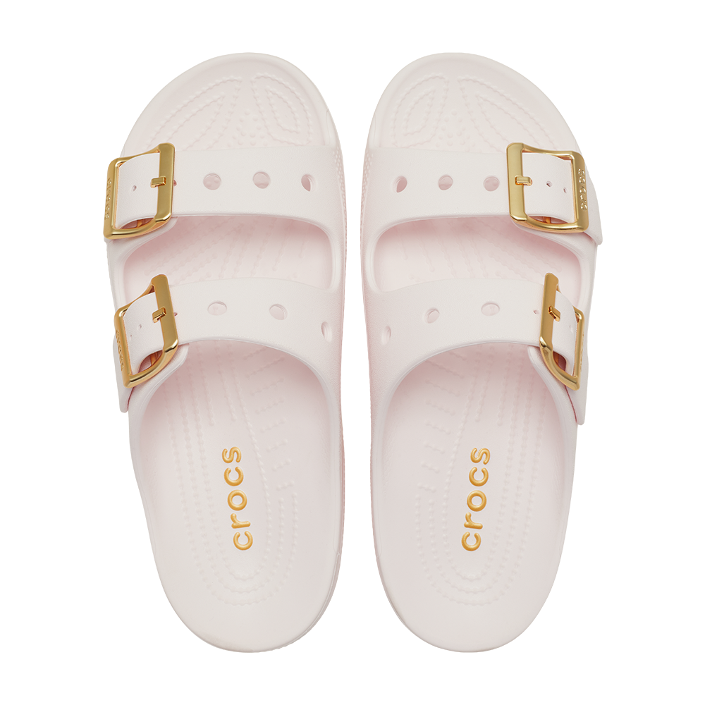 Women's Metallic Buckle Saturday Sandal