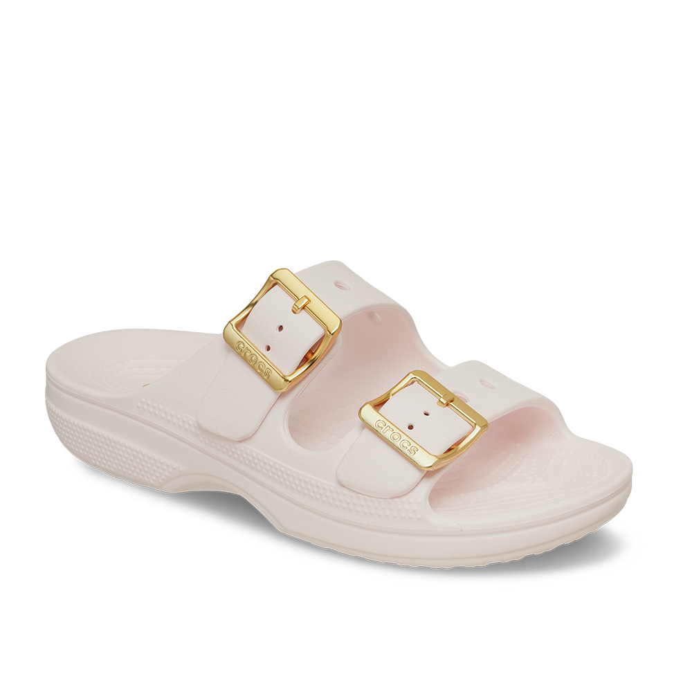 Women's Metallic Buckle Saturday Sandal