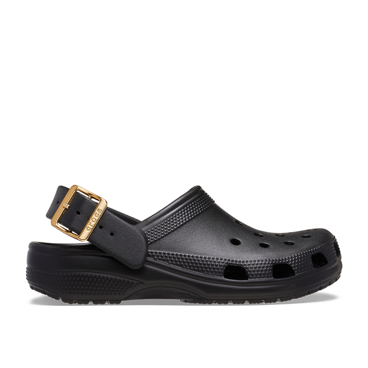 Classic Metallic Buckle Clog