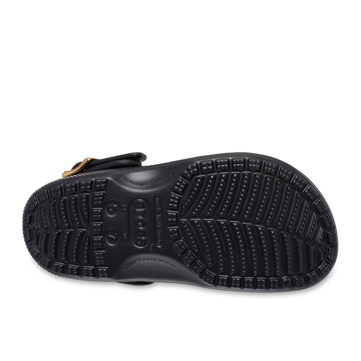 Classic Metallic Buckle Clog