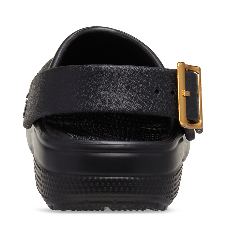 Classic Metallic Buckle Clog