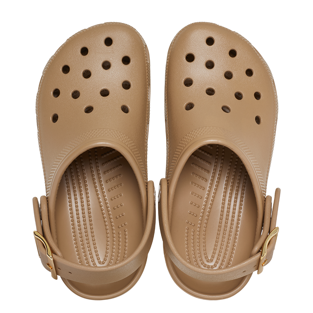 Classic Metallic Buckle Clog