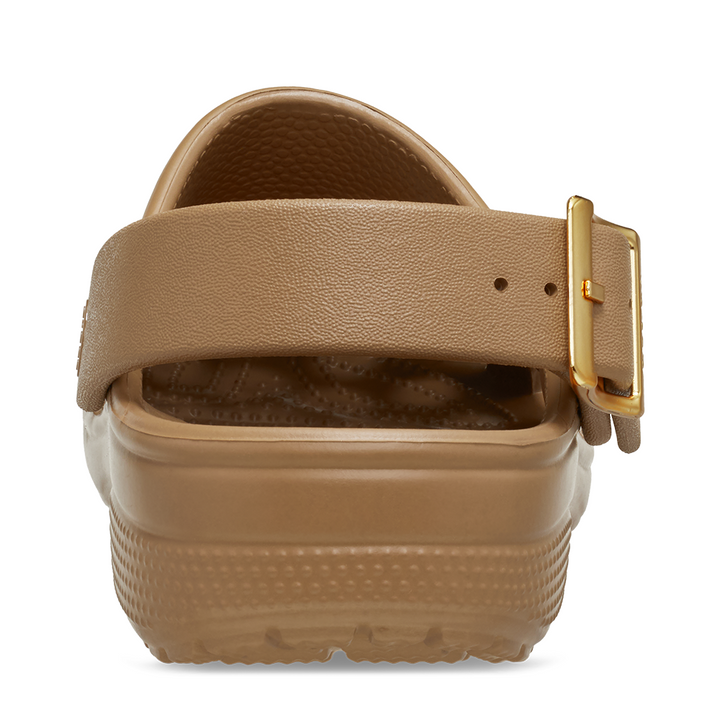 Classic Metallic Buckle Clog
