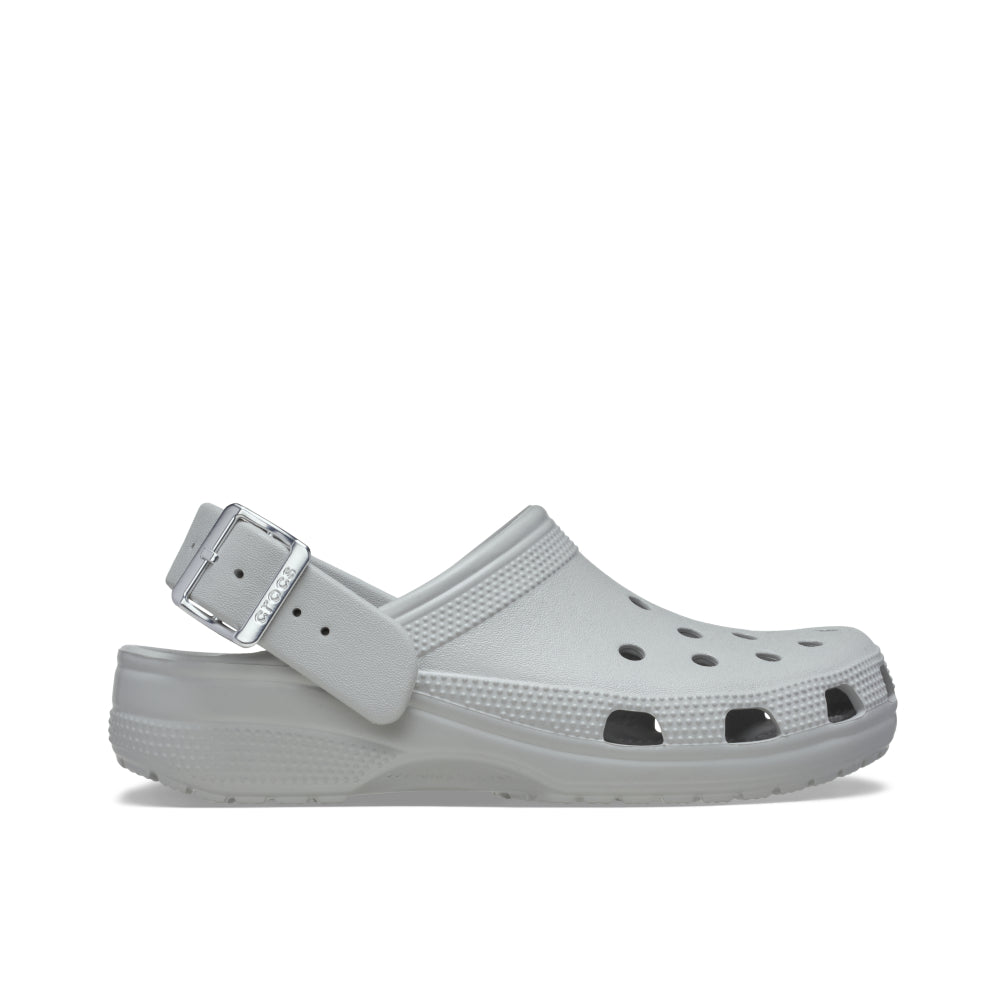 Classic Metallic Buckle Clog