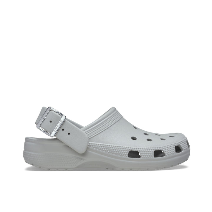 Classic Metallic Buckle Clog