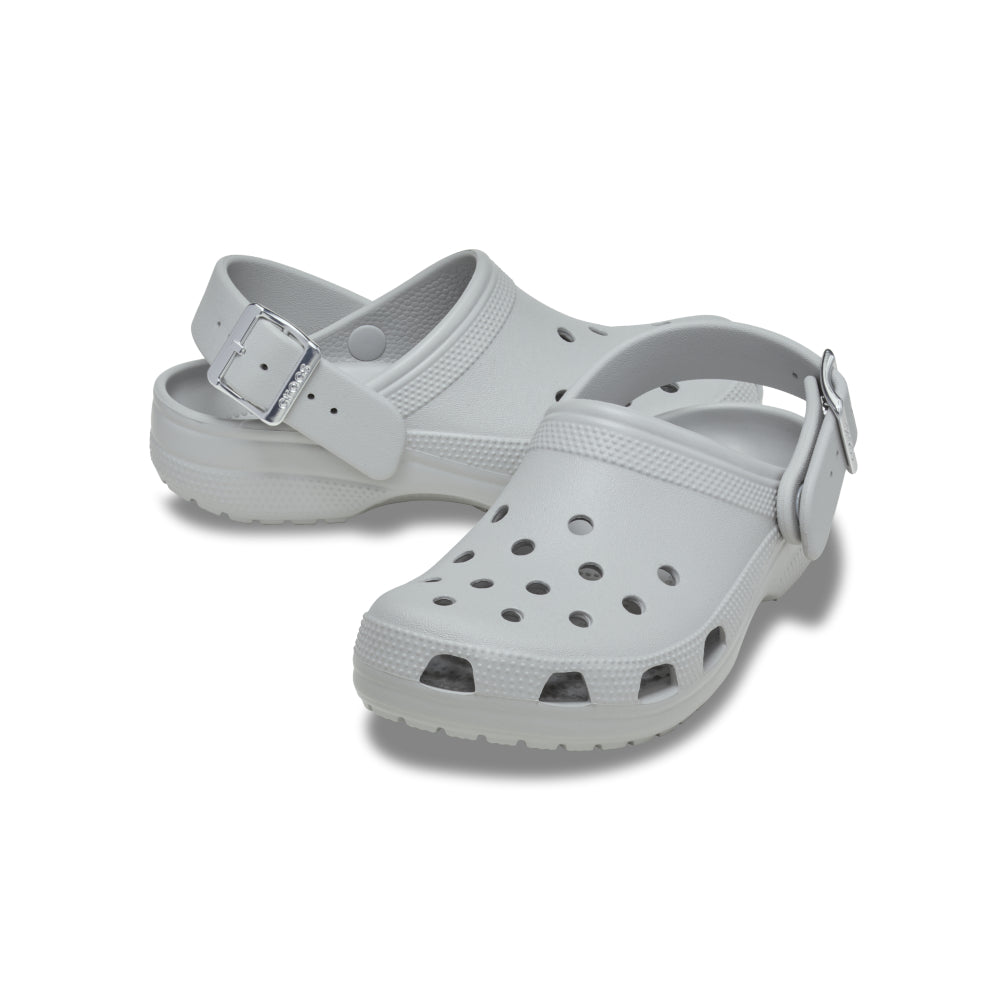 Classic Metallic Buckle Clog
