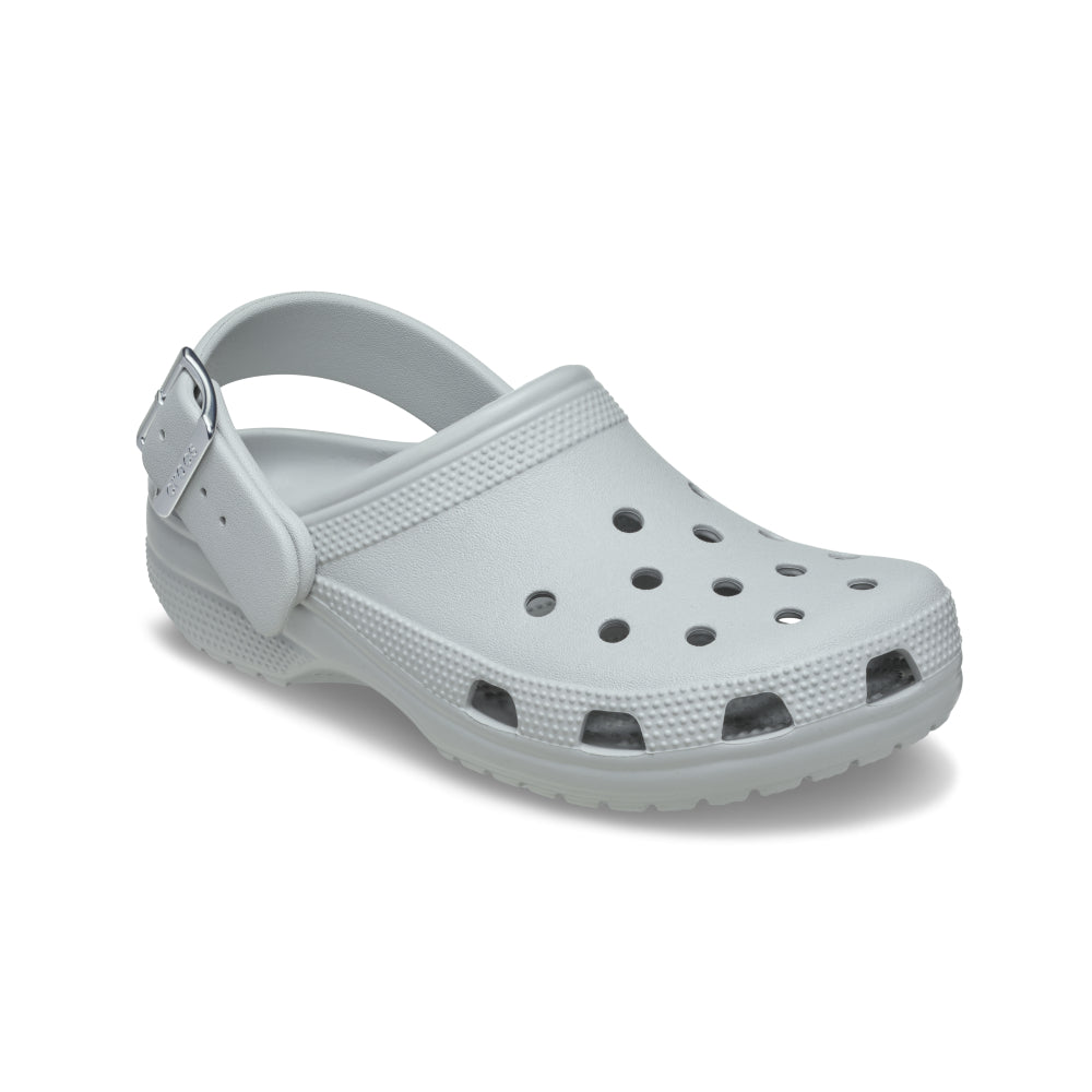Classic Metallic Buckle Clog