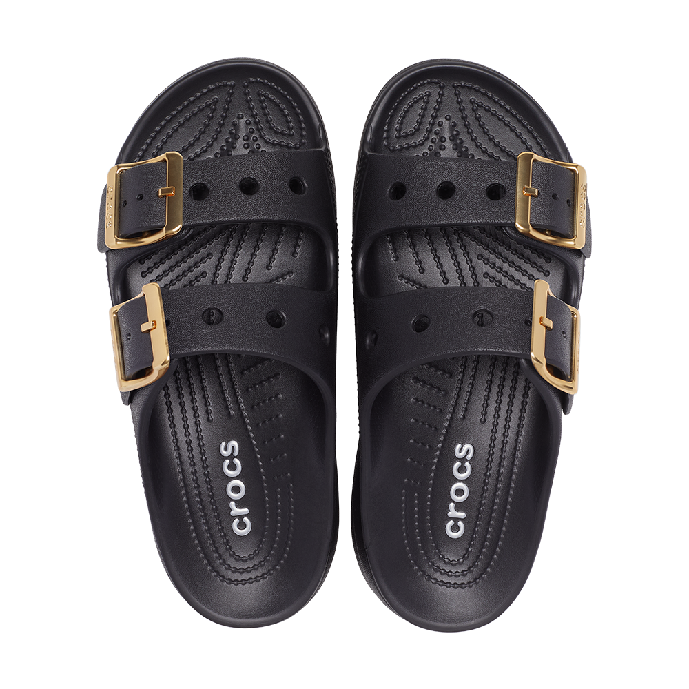 Womens Saturday Metallic Buckle Platform Sandal