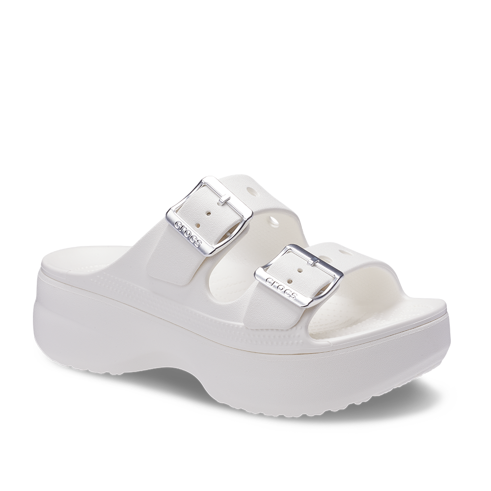 Womens Saturday Metallic Buckle Platform Sandal