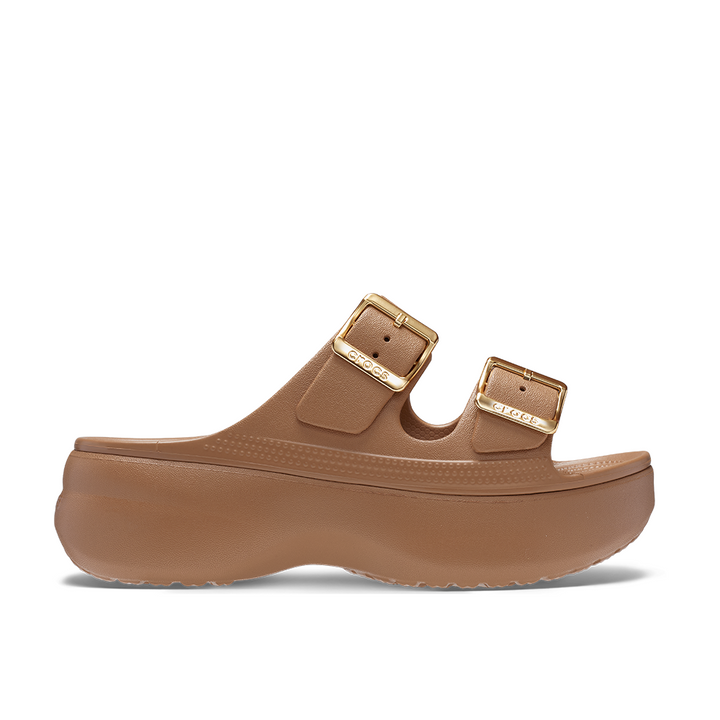 Womens Saturday Metallic Buckle Platform Sandal