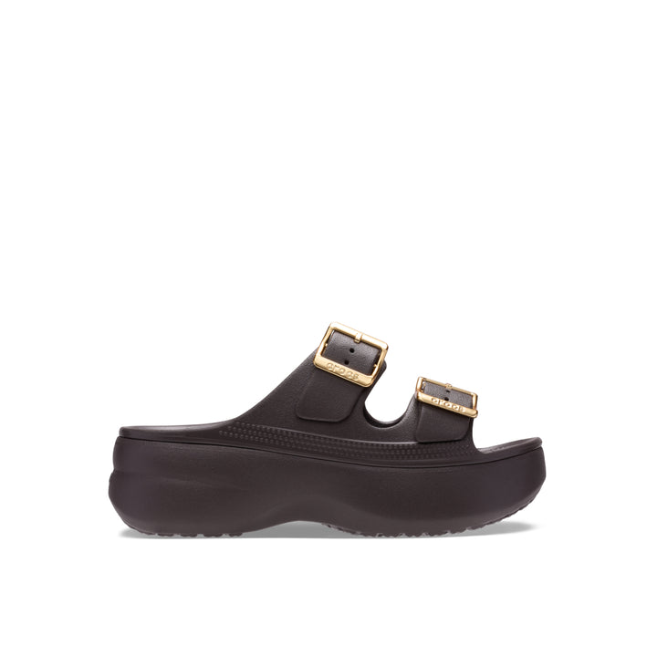 Womens Saturday Metallic Buckle Platform Sandal