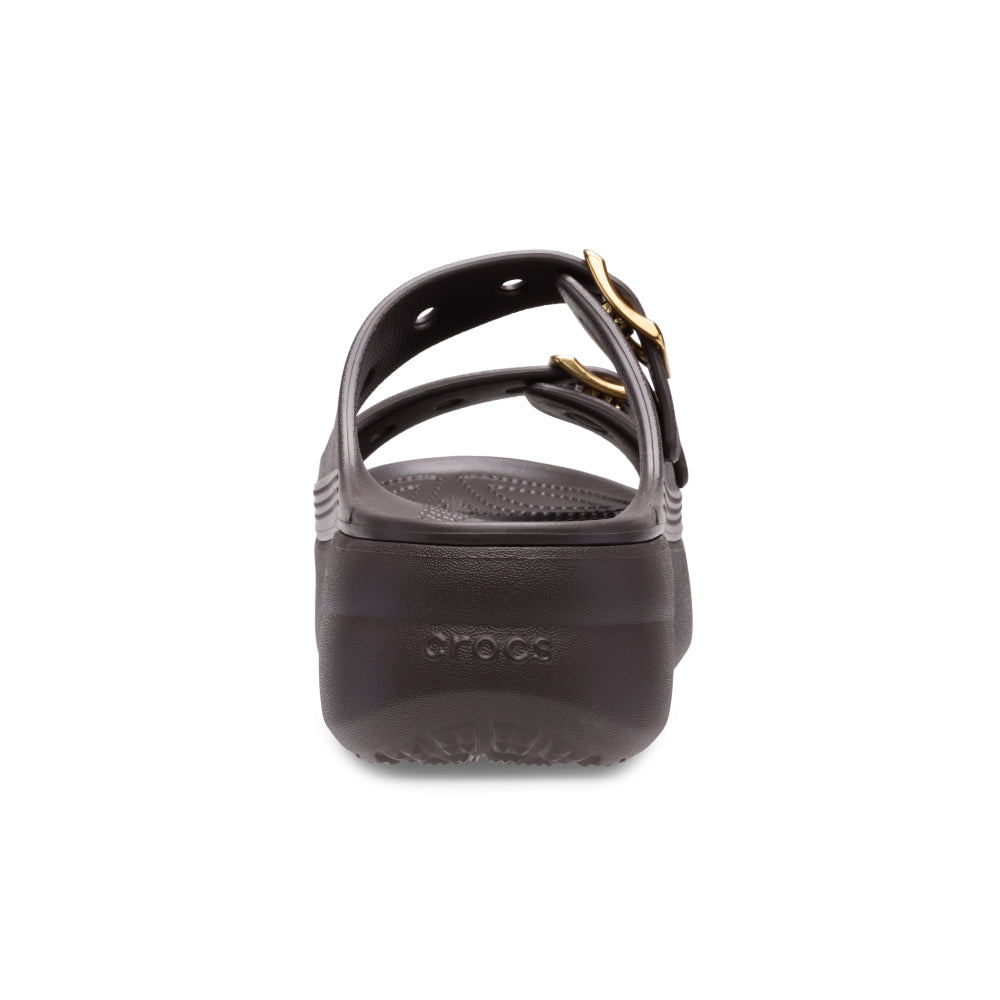 Womens Saturday Metallic Buckle Platform Sandal