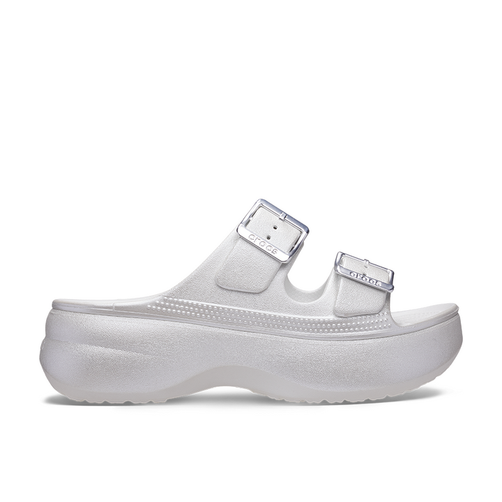 Womens Saturday Metallic Buckle Tinted Platform Sandal