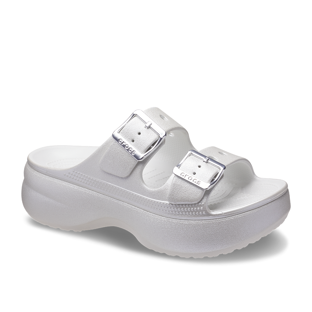 Womens Saturday Metallic Buckle Tinted Platform Sandal