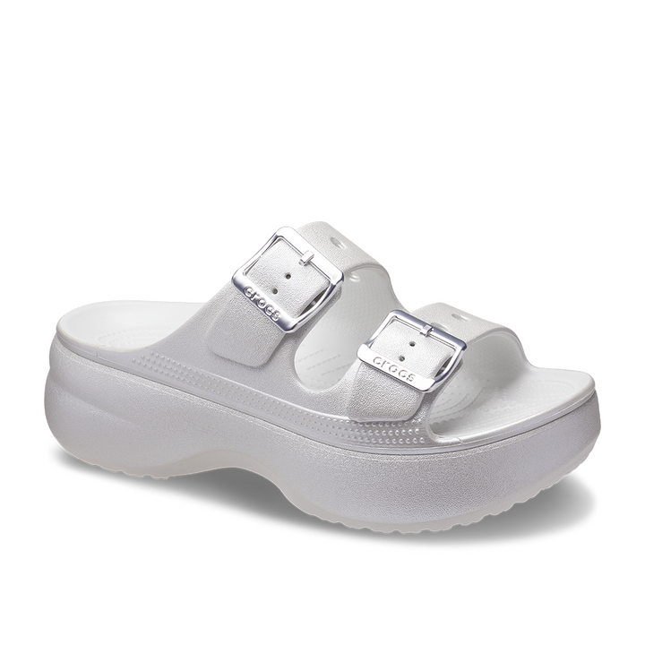 Womens Saturday Metallic Buckle Tinted Platform Sandal
