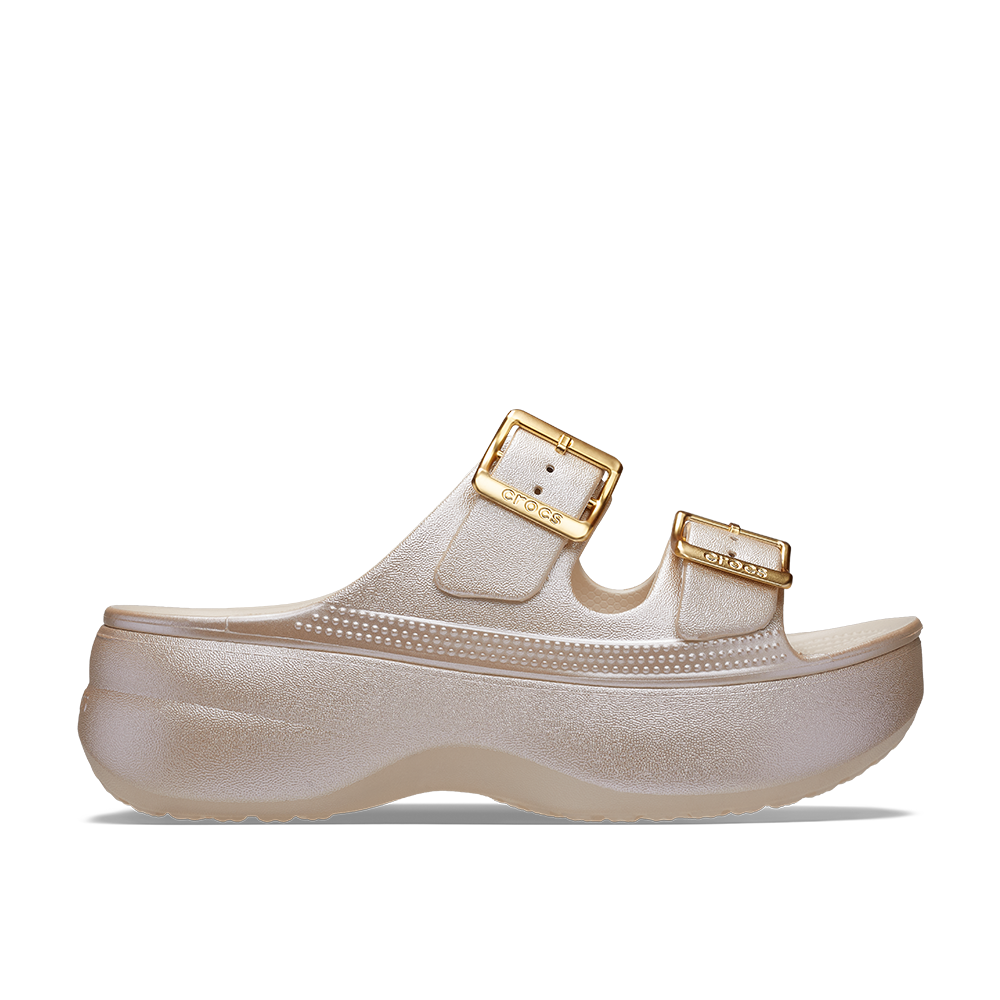 Womens Saturday Metallic Buckle Tinted Platform Sandal