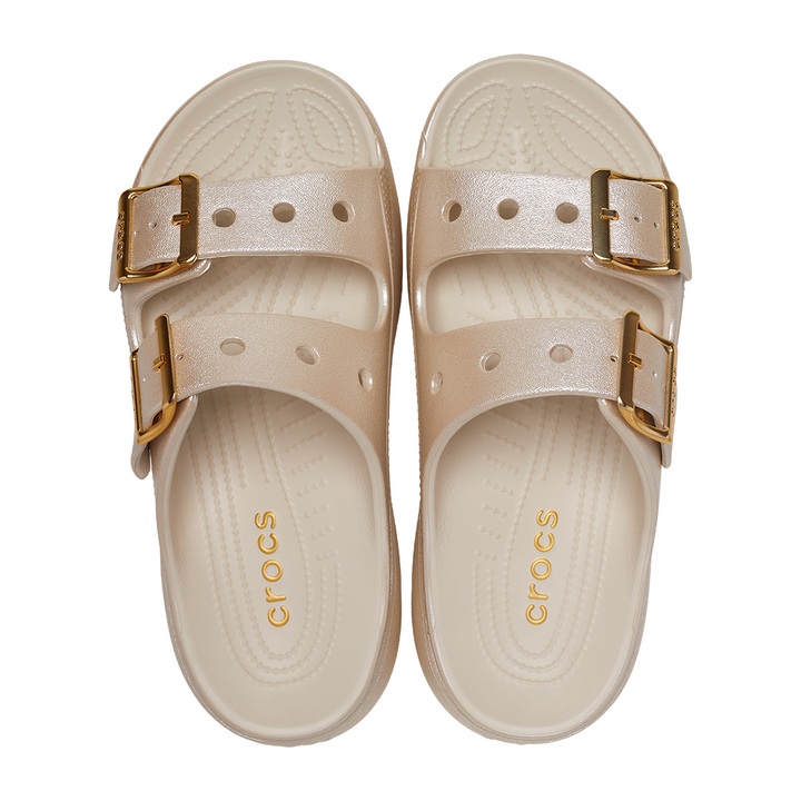 Womens Saturday Metallic Buckle Tinted Platform Sandal