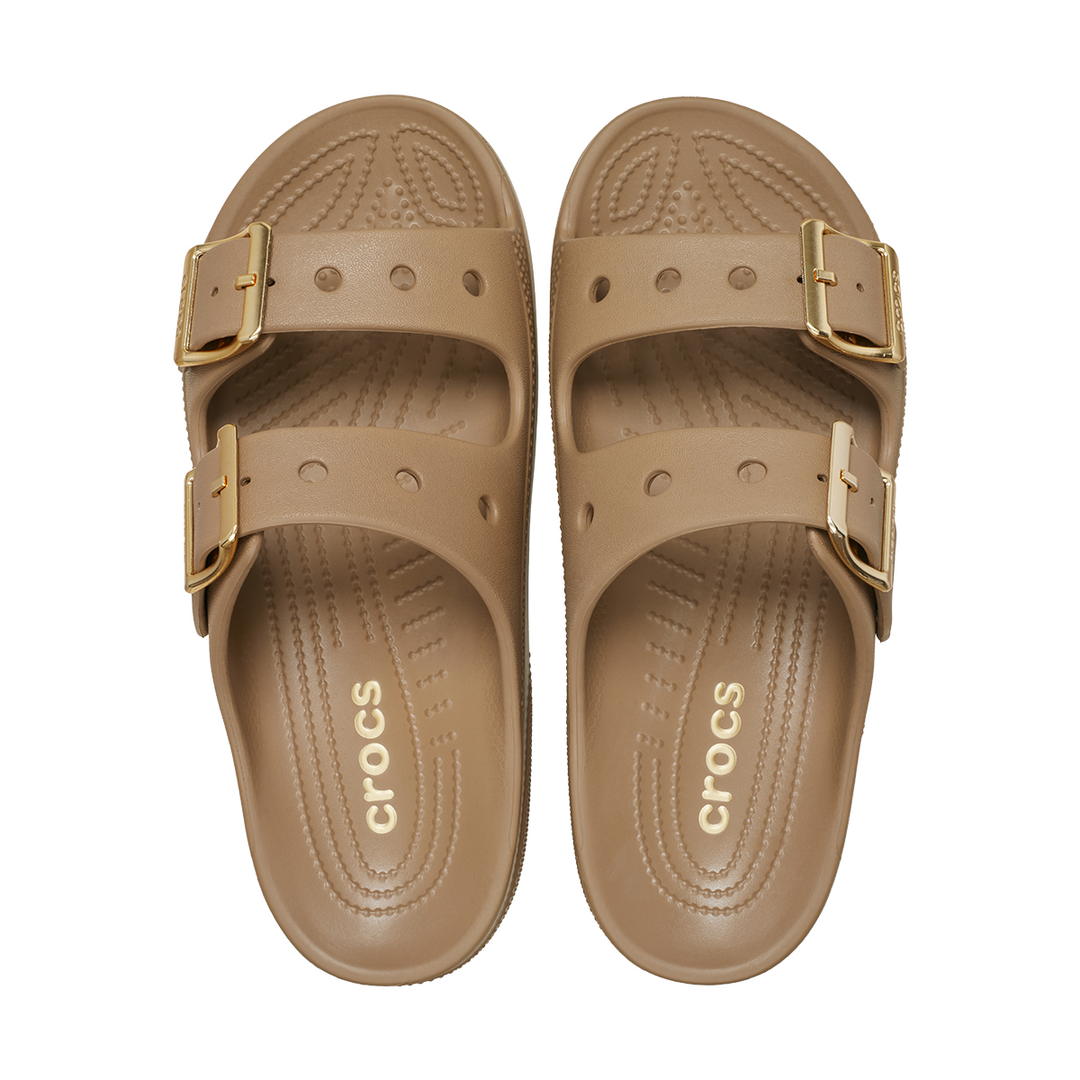 Women's Metallic Buckle Saturday Sandal